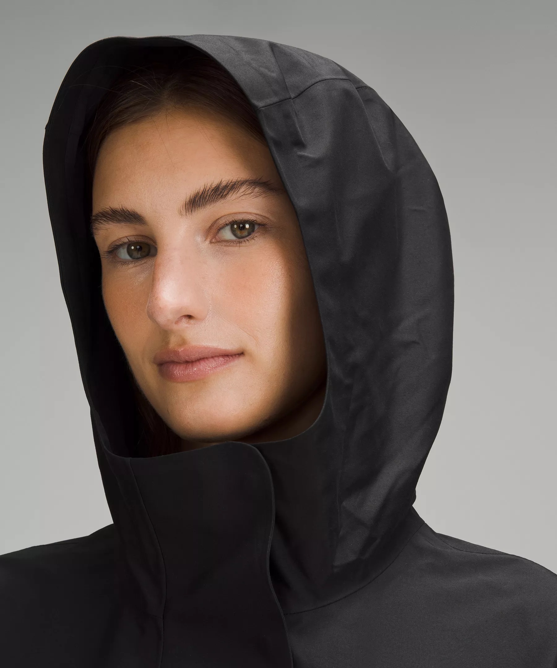 Oversized Hooded Rain Jacket - 4