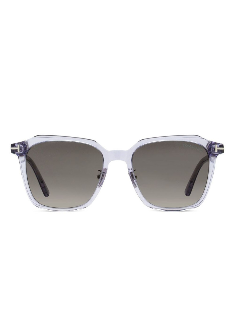 transparent-frame sunglasses 1
