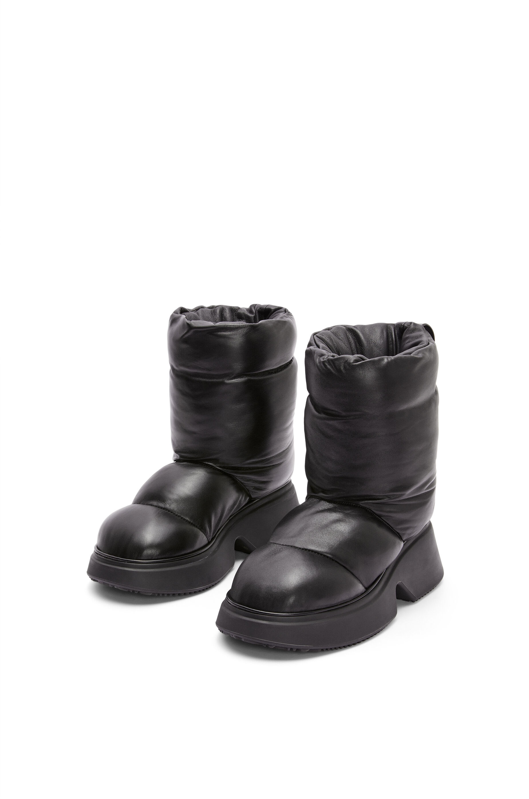 Padded ankle boot in lambskin - 2