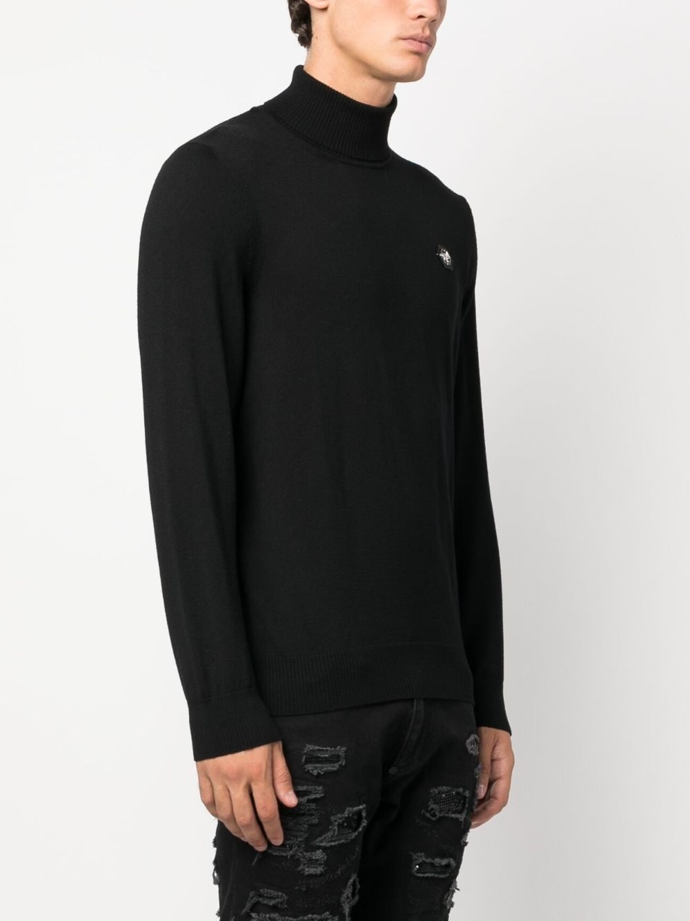 roll-neck merino wool jumper - 3