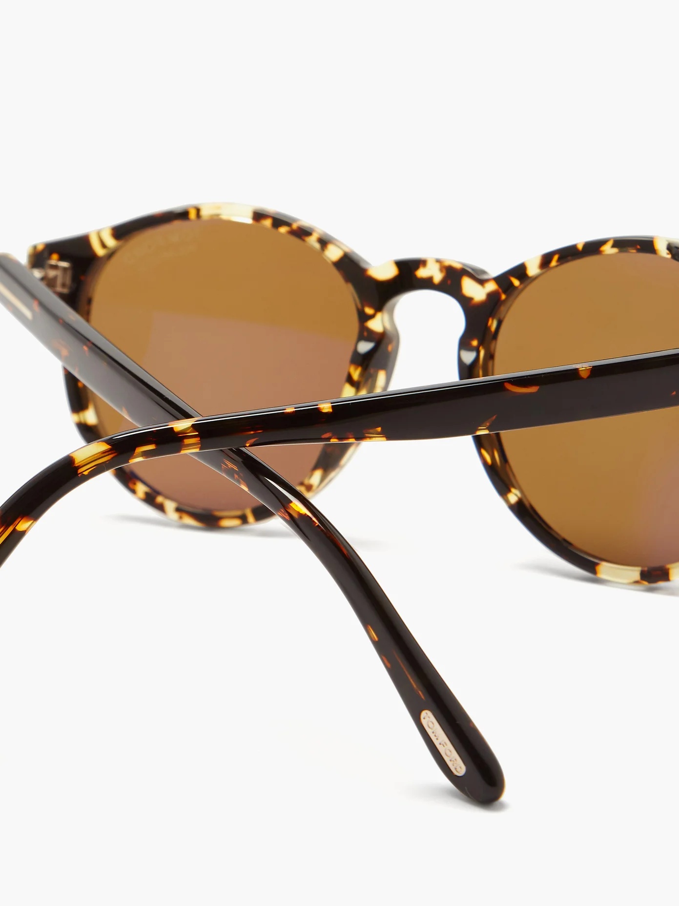 Ian round tortoiseshell-acetate sunglasses - 4