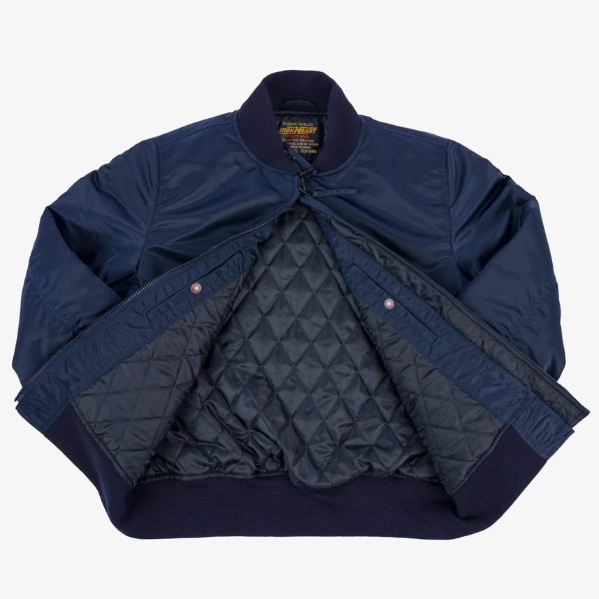 IHM-43-NAV Nylon Type L-2B Flight Jacket - Navy Blue - 9