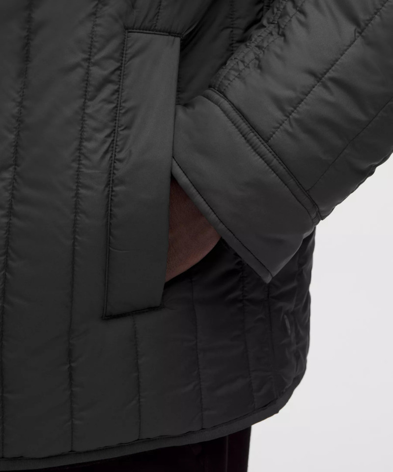 Insulated Quilted Shirt Jacket 4