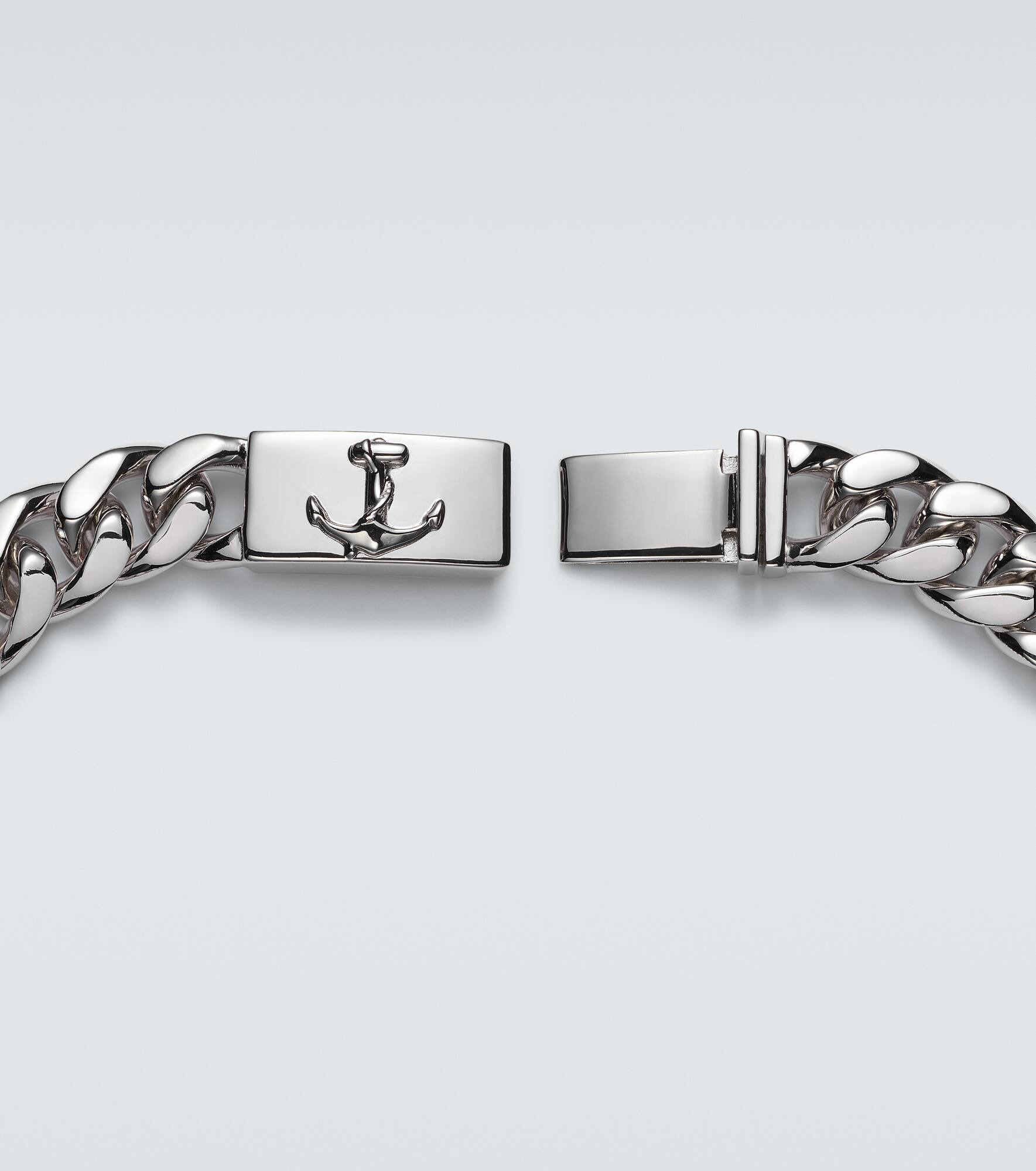 Anchor Lock sterling silver chain bracelet - 3