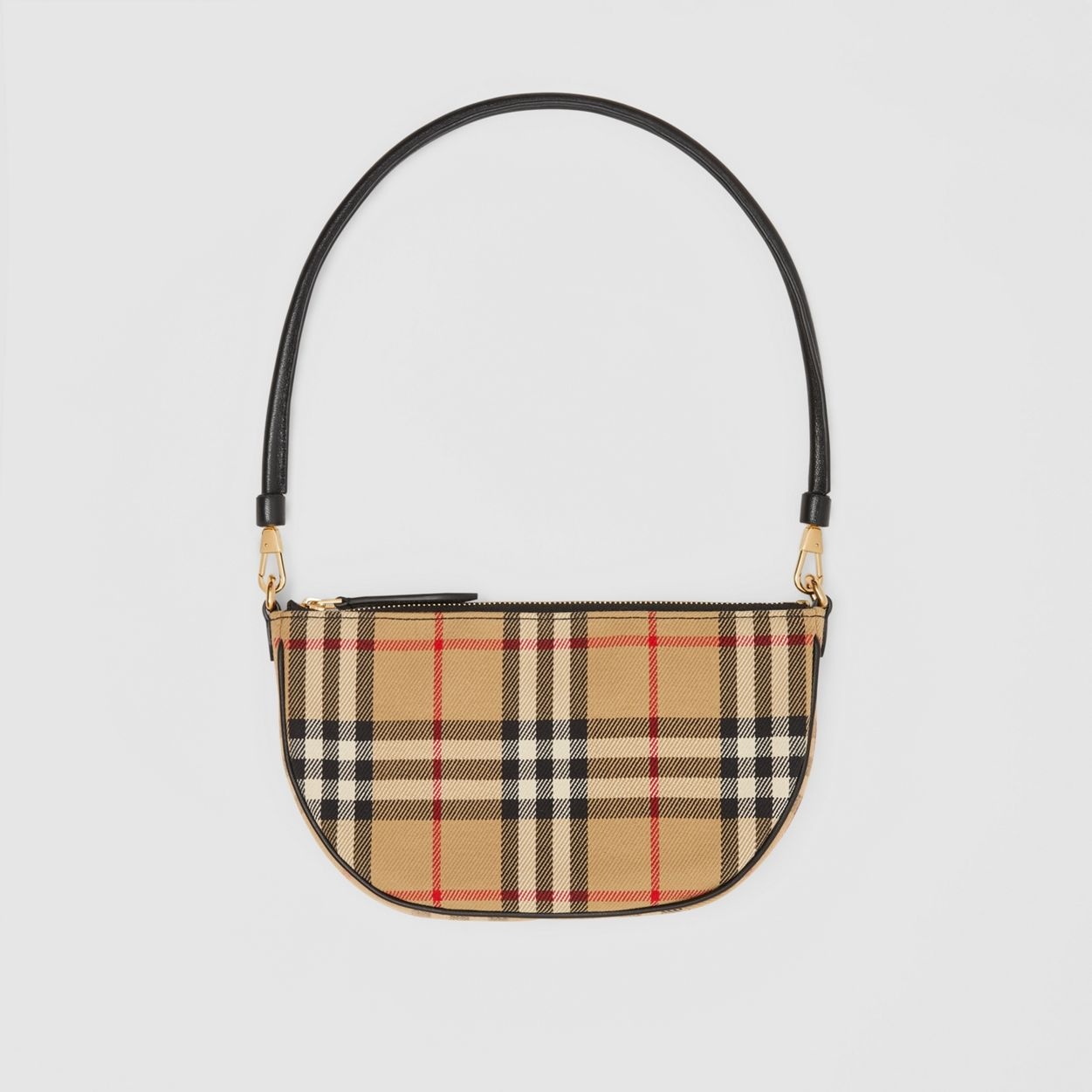 Vintage Check Cotton Olympia Pouch - 1