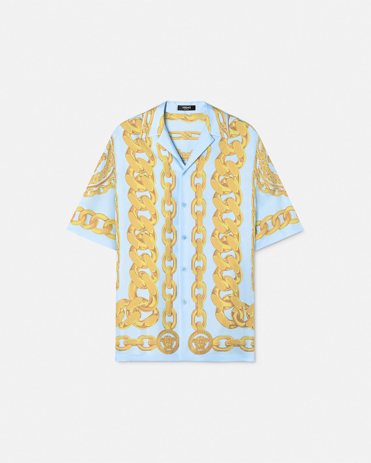 Medusa Chains Silk Shirt - 1