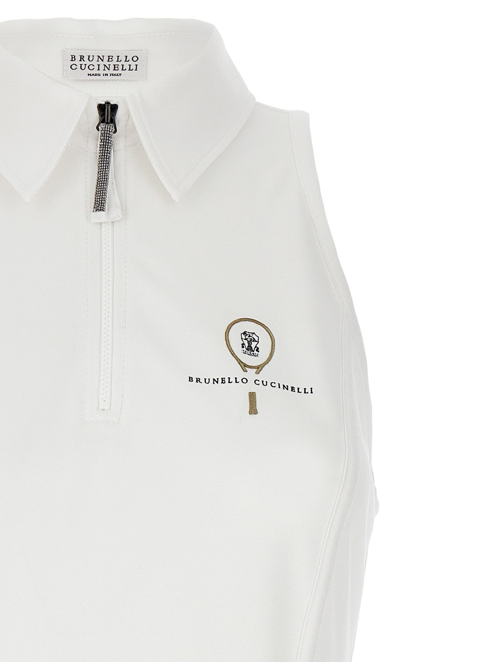 Brunello Cucinelli Logo Embroidery Dress - 4