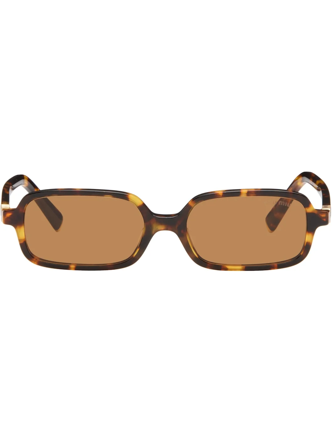 Brown 'Miu Regard' Sunglasses - 1
