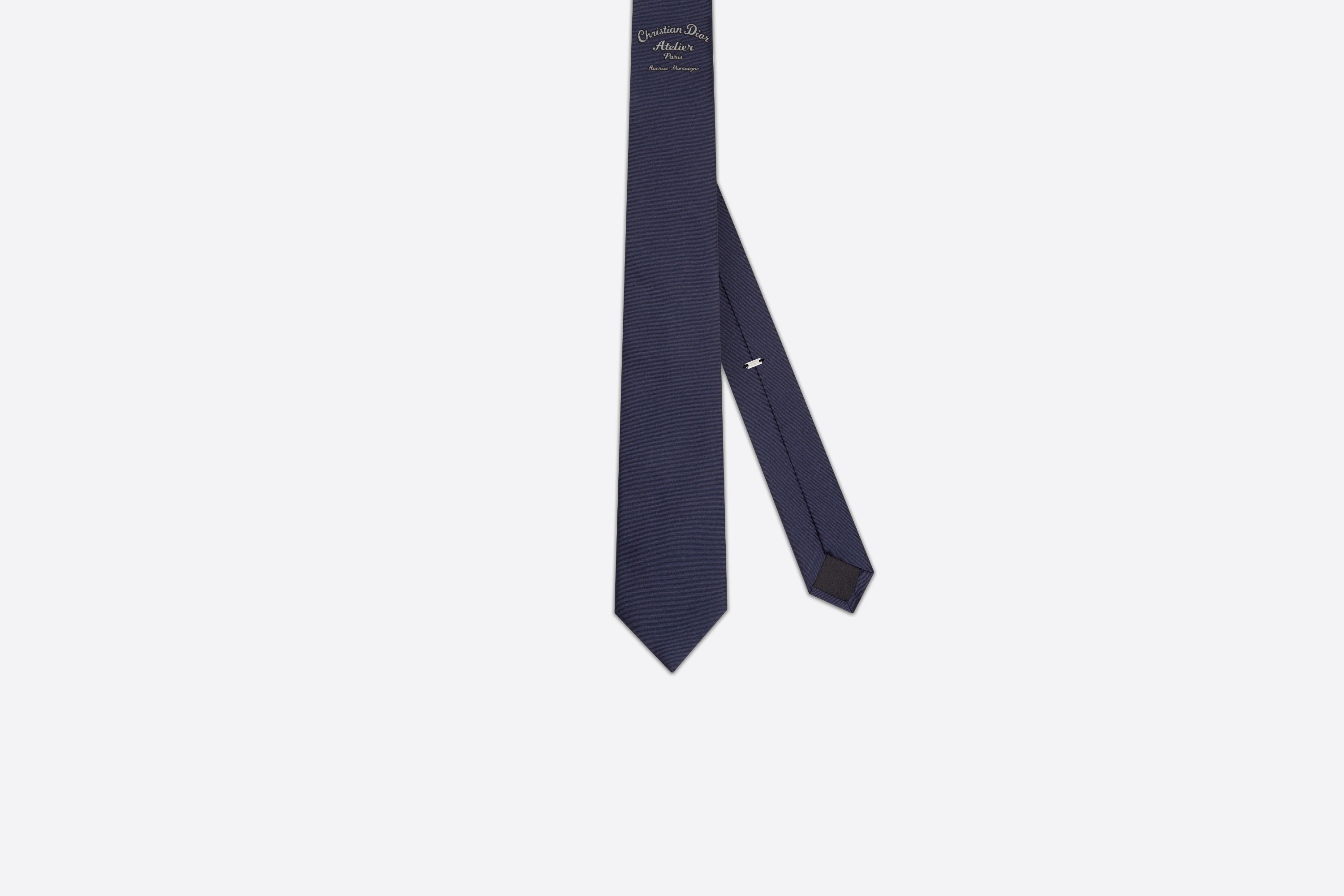 Dior - Dior Oblique Bow Tie Blue Silk - Men