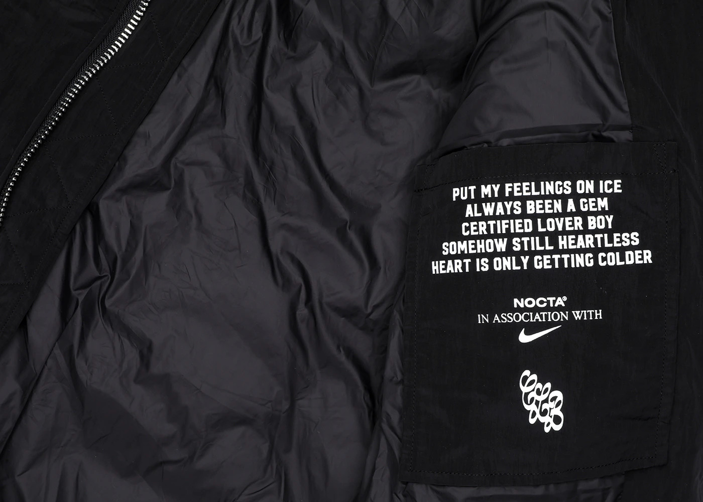 Nike x Drake Certified Lover Boy Bomber Jacket (Friends and Family) Black - 3
