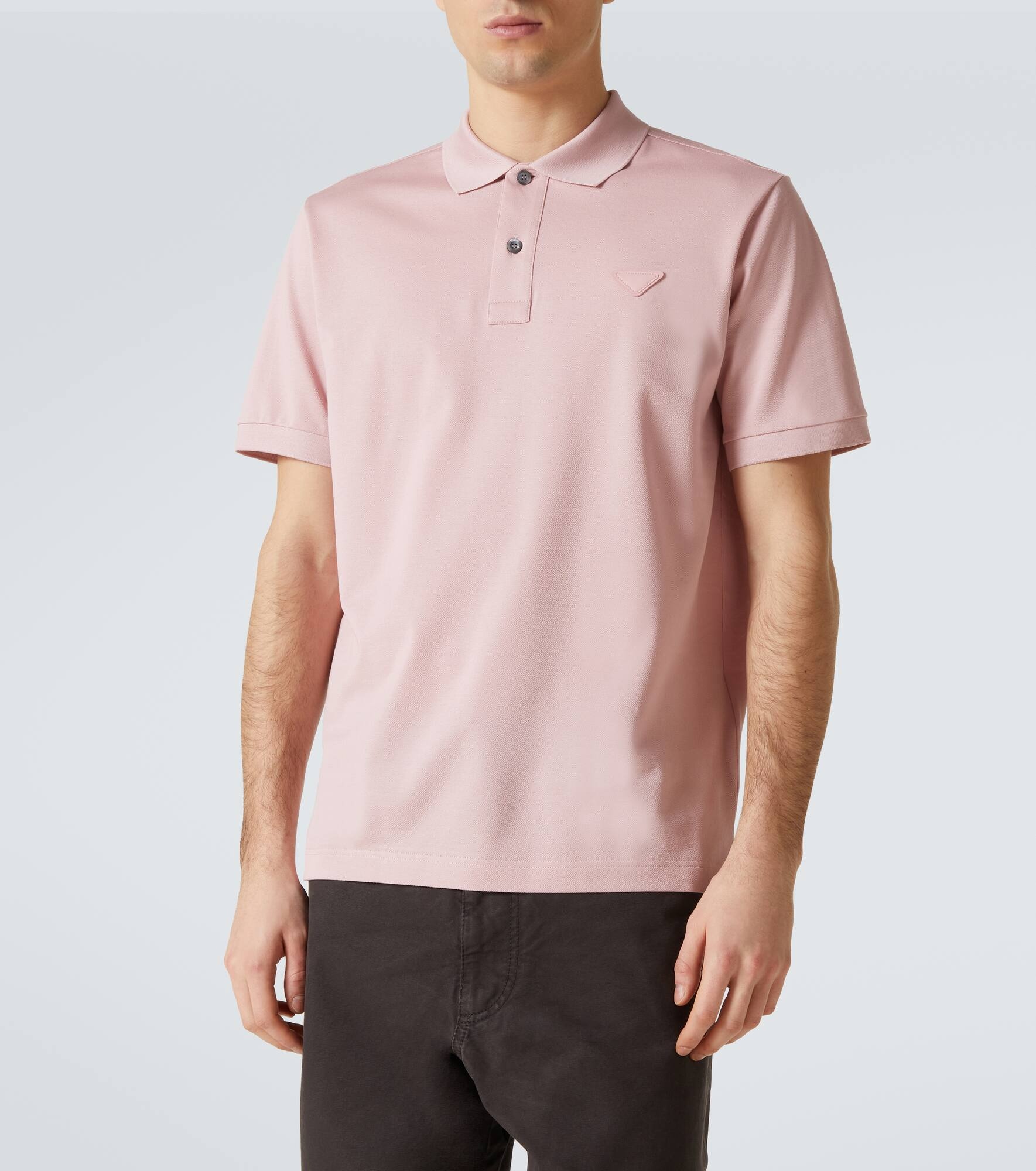 Cotton piqué polo shirt - 3
