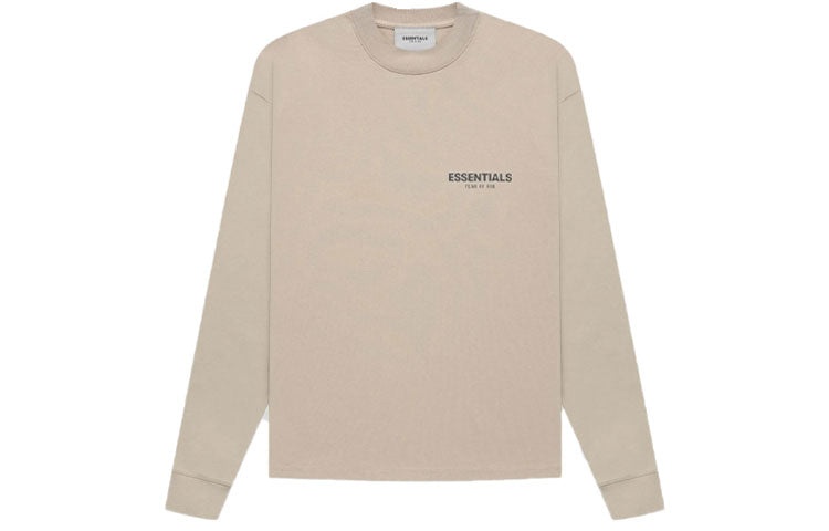 Fear of God Essentials FW21 Long Sleeve T-shirt Tan FOG-FW21-185 - 2