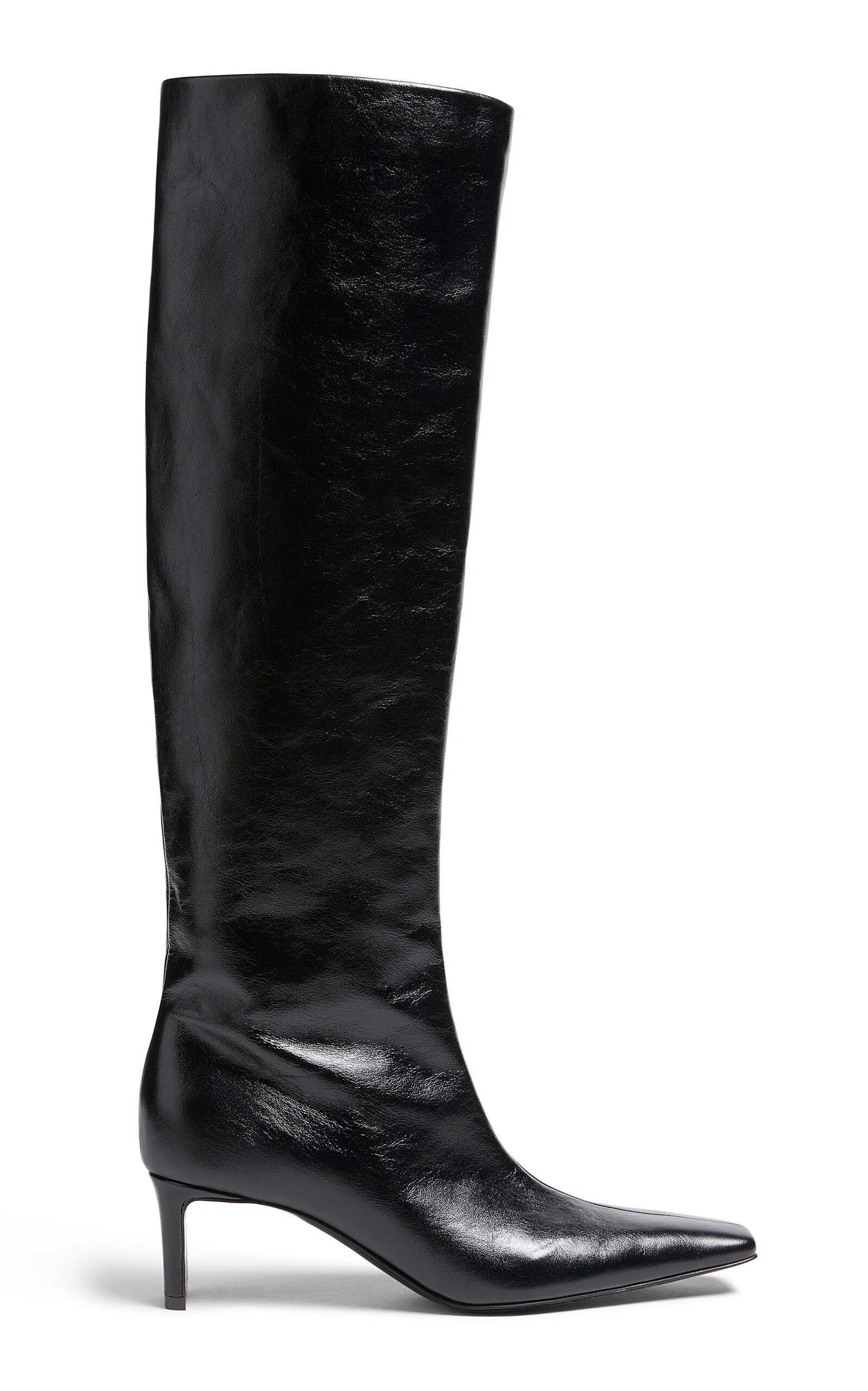 Ona Leather Knee Boots black - 1