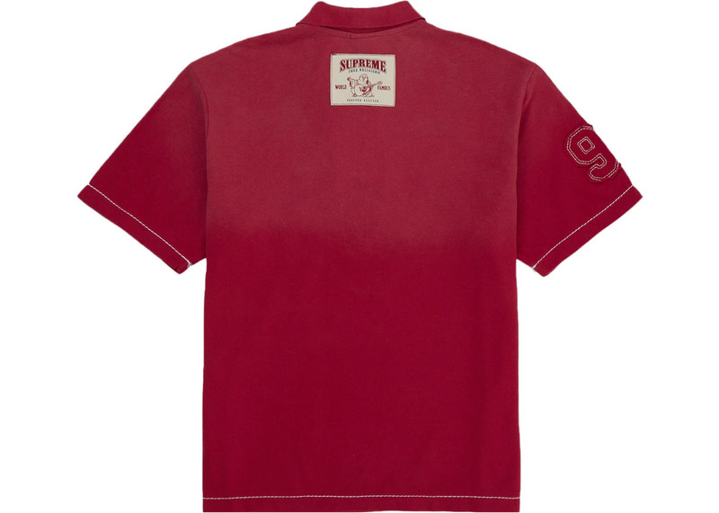 Supreme Supreme True Religion Applique Polo Red outlook