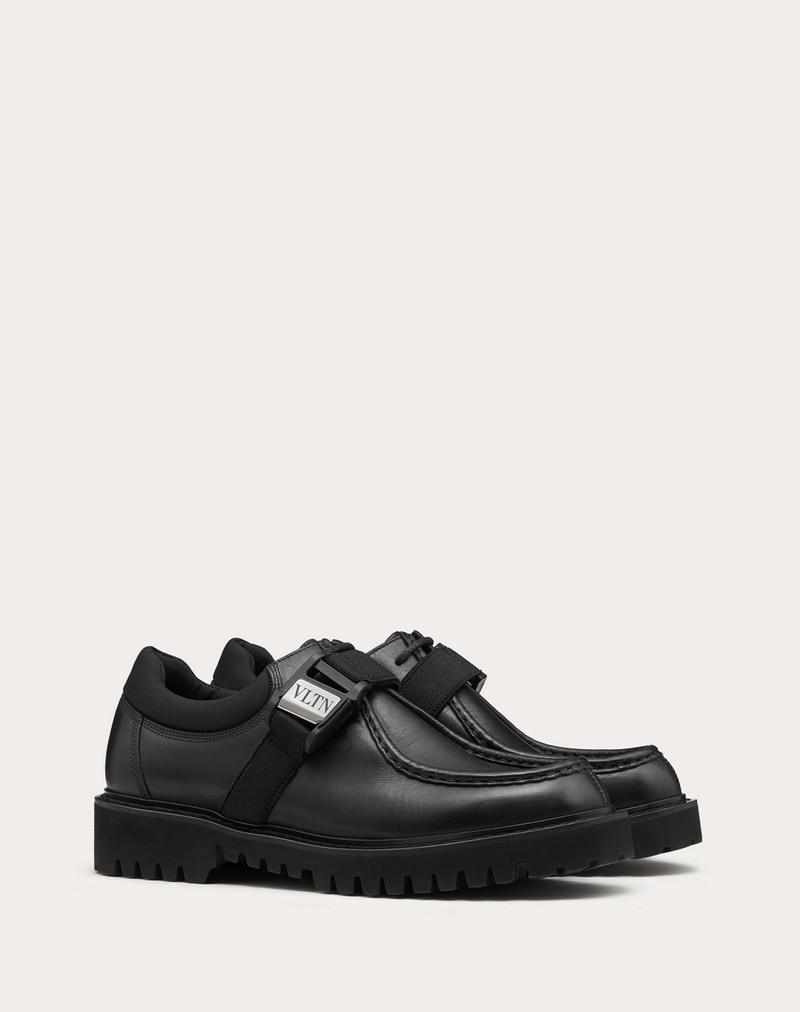 Valentino Calfskin Derby with VLTN Buckle outlook