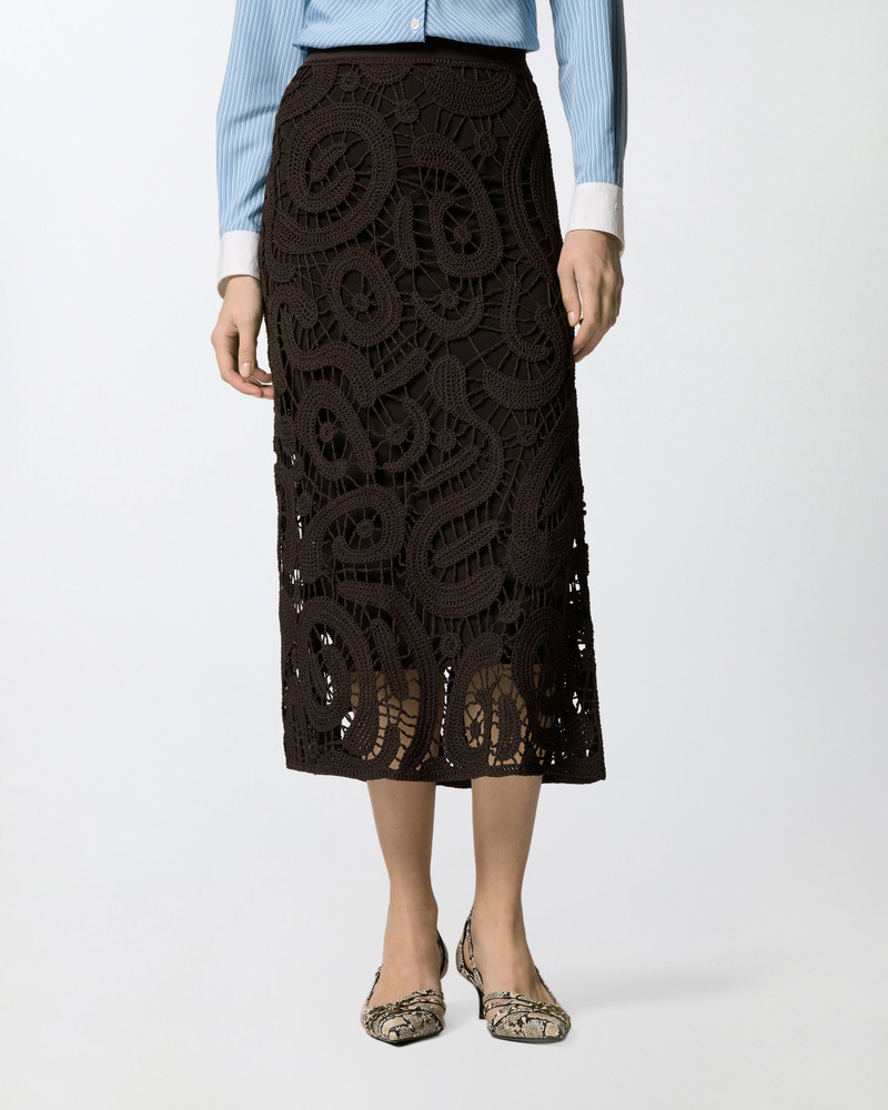 GEOMETRIC CROCHETED MIDI SKIRT 4
