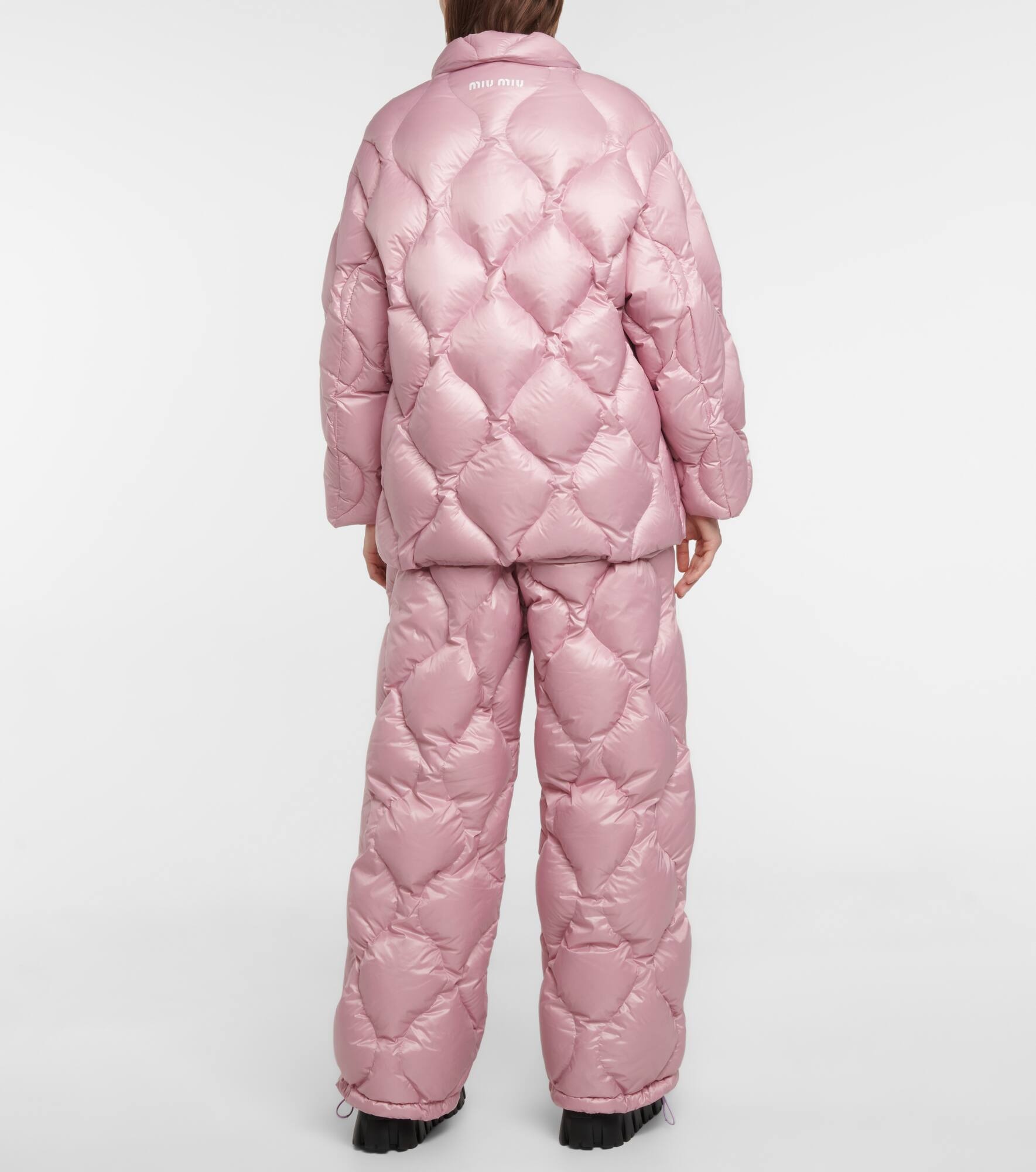 Quilted down jacket - 3