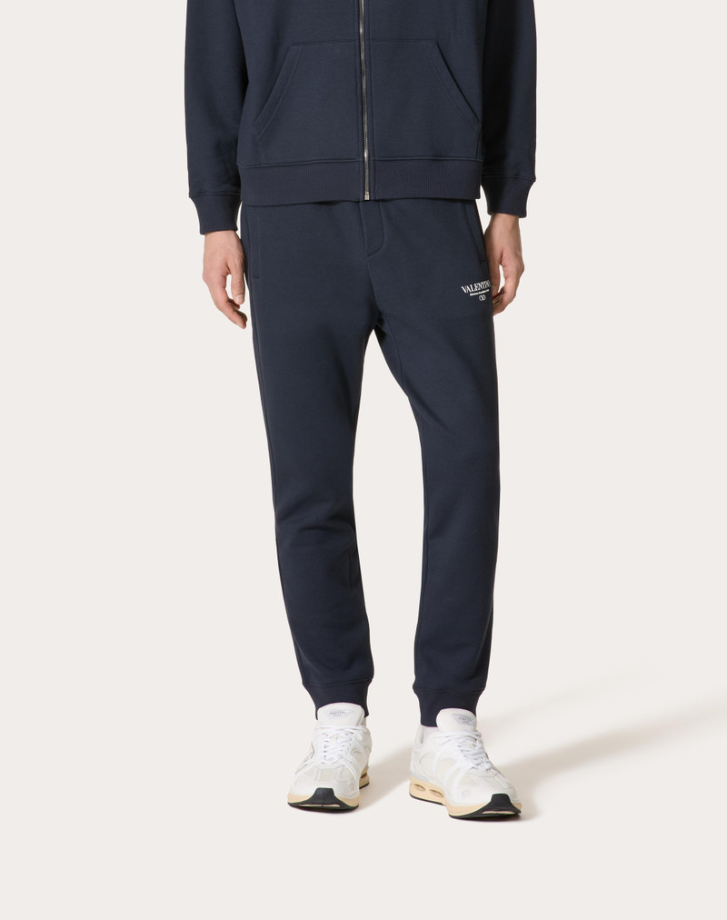 COTTON JOGGING PANTS WITH VALENTINO PRINT 3