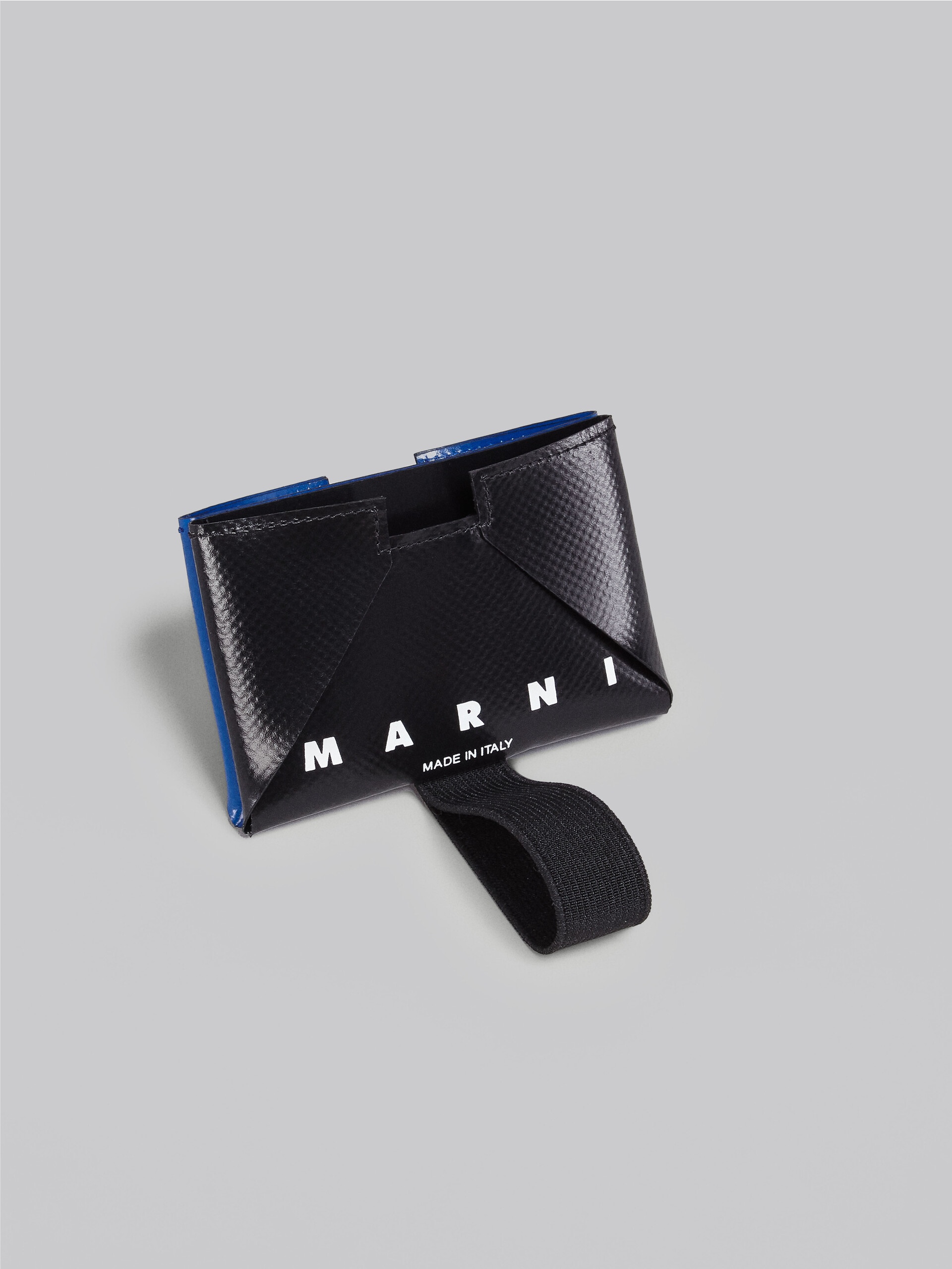 BLACK AND BLUE CREDIT CARD CASE - 5