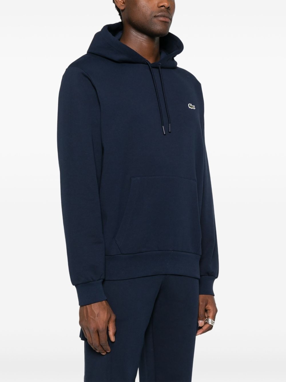 logo-embroidered hoodie - 3