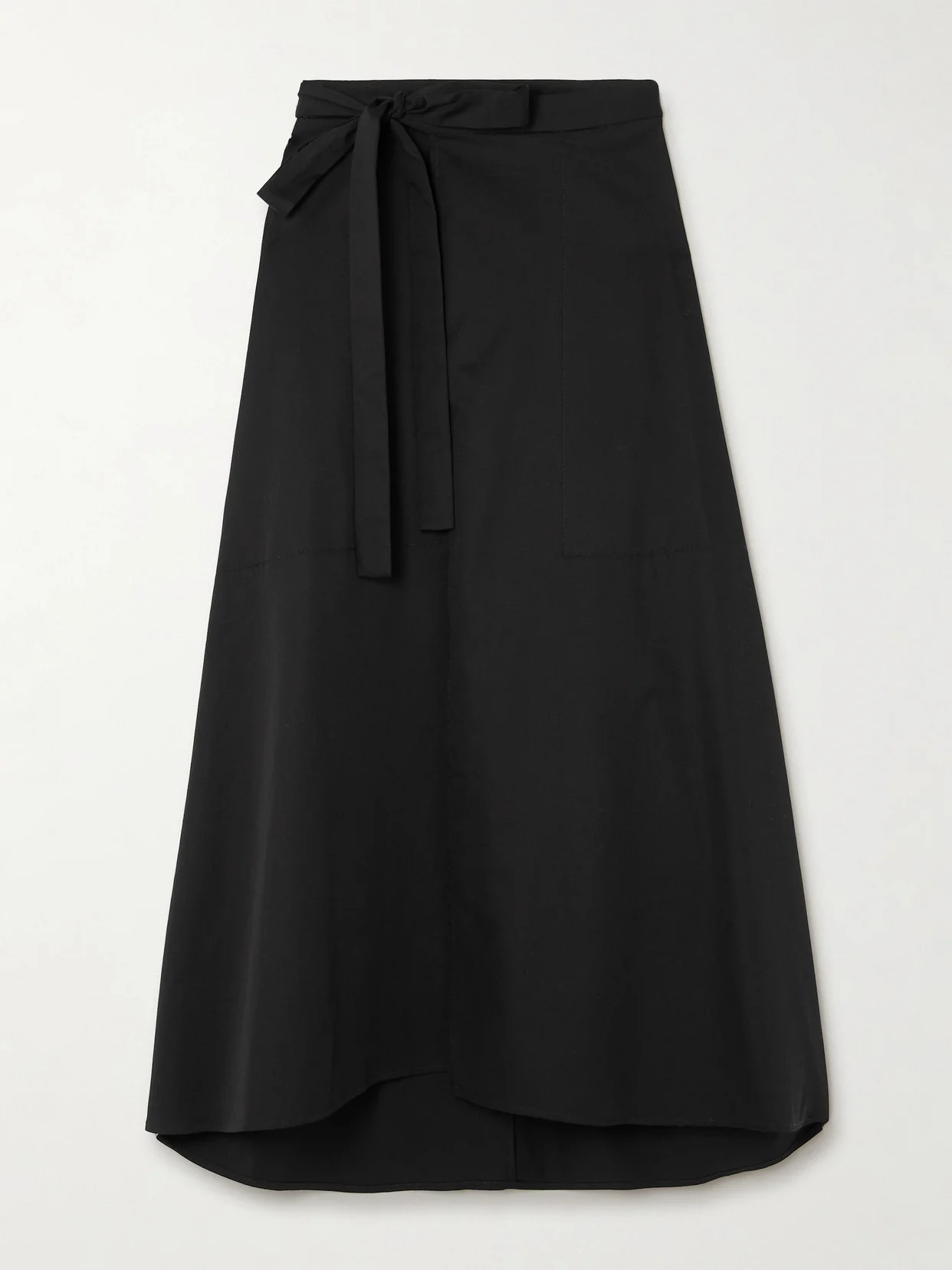 Alix Cotton Midi Wrap Skirt - 1