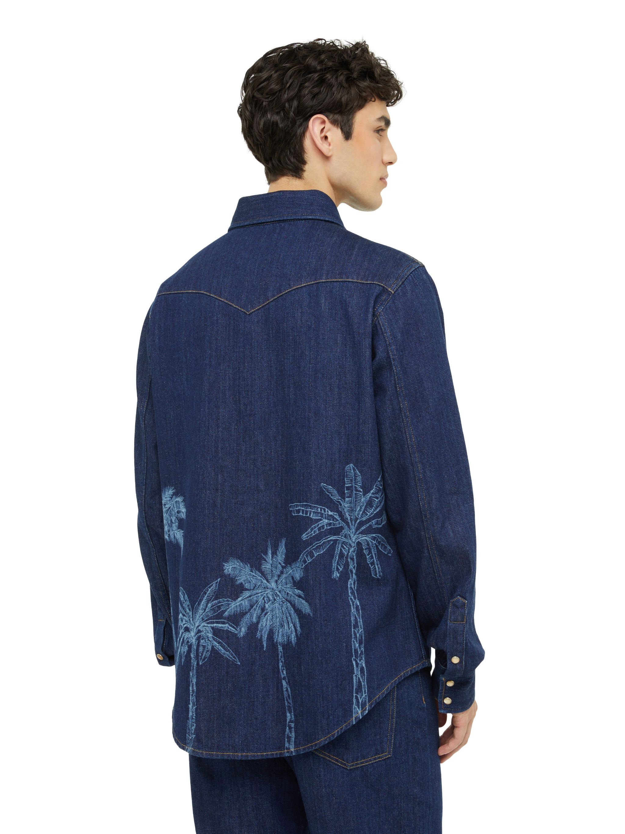 Jungle Toile De Jouy Denim Shirt - 8