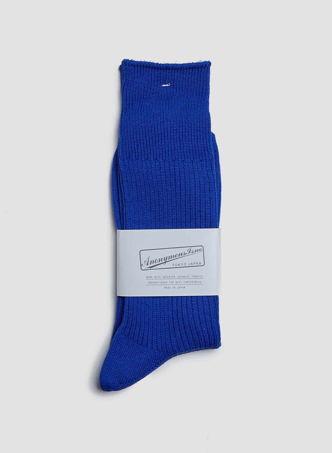 Anonymous Ism Brilliant Crew Sock in Navy Melange - 1