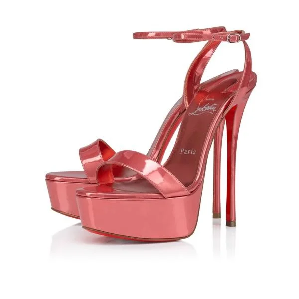 Loubi Queen Alta 150 mm Strappy sandals - 1