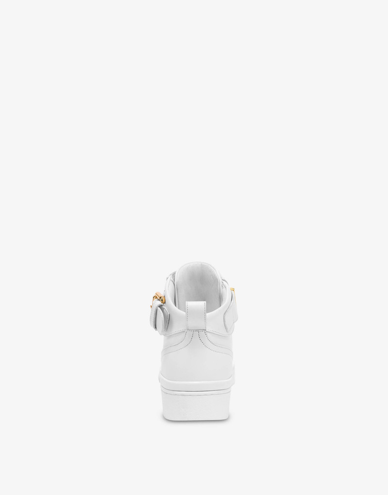 Moschino NAPPA LEATHER BASKET SNEAKERS outlook