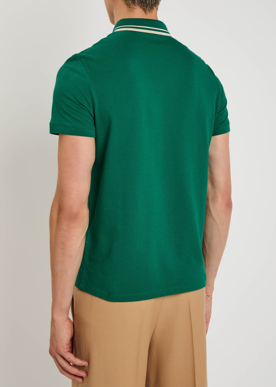 Valentino Garavani Vlogo Piqué Cotton Polo Shirt - 3