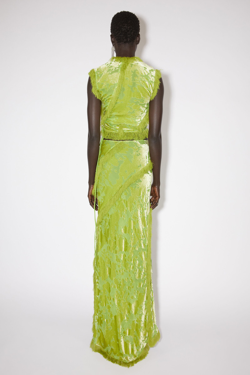 Wrap skirt - Apple green 3