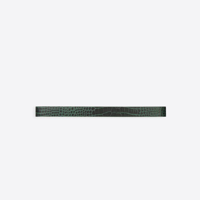 BALENCIAGA Men's Bb Large Belt in Forest Green outlook