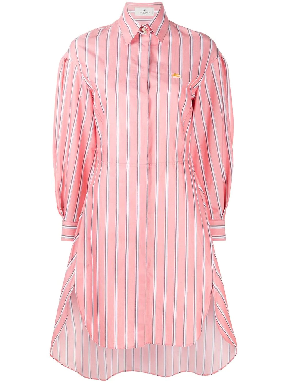 striped shirt dress  - 1