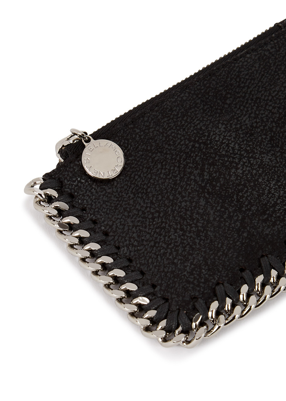 Falabella faux suede card holder - 3