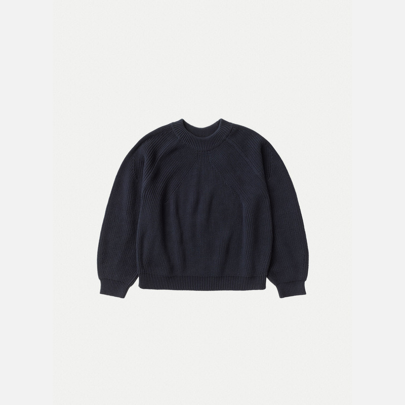 Fia Ribbed Sweater Navy - 3