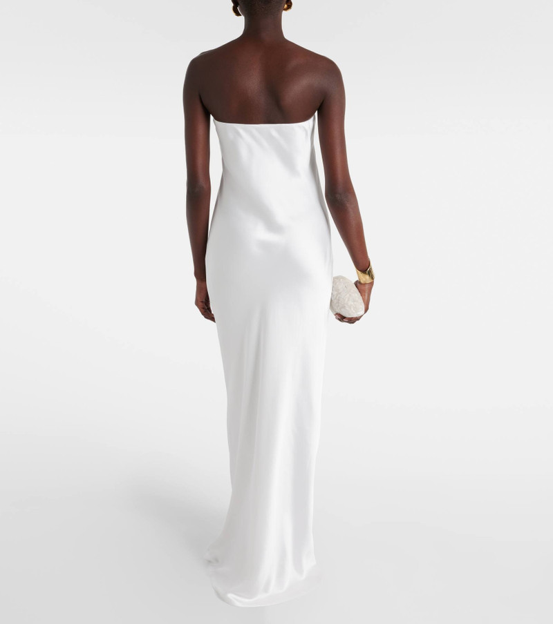 Crêpe satin gown 3