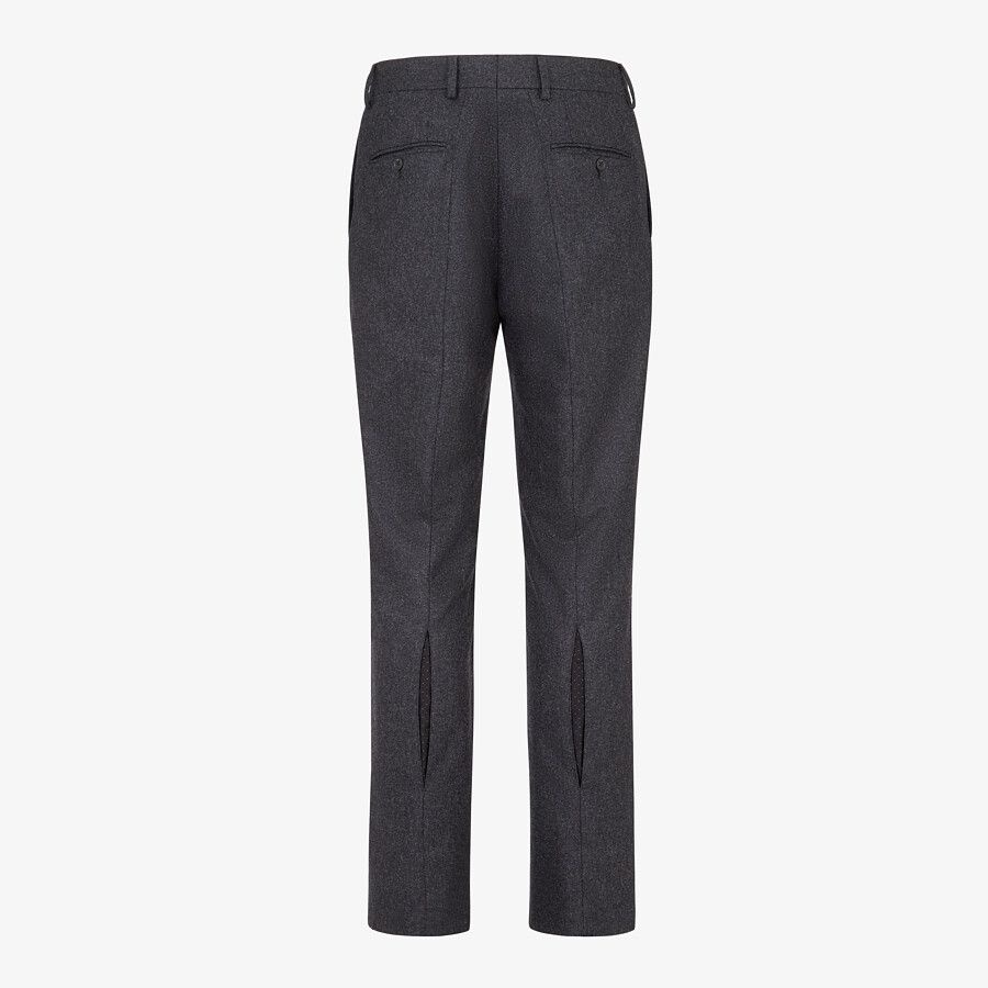 Gray wool pants - 2