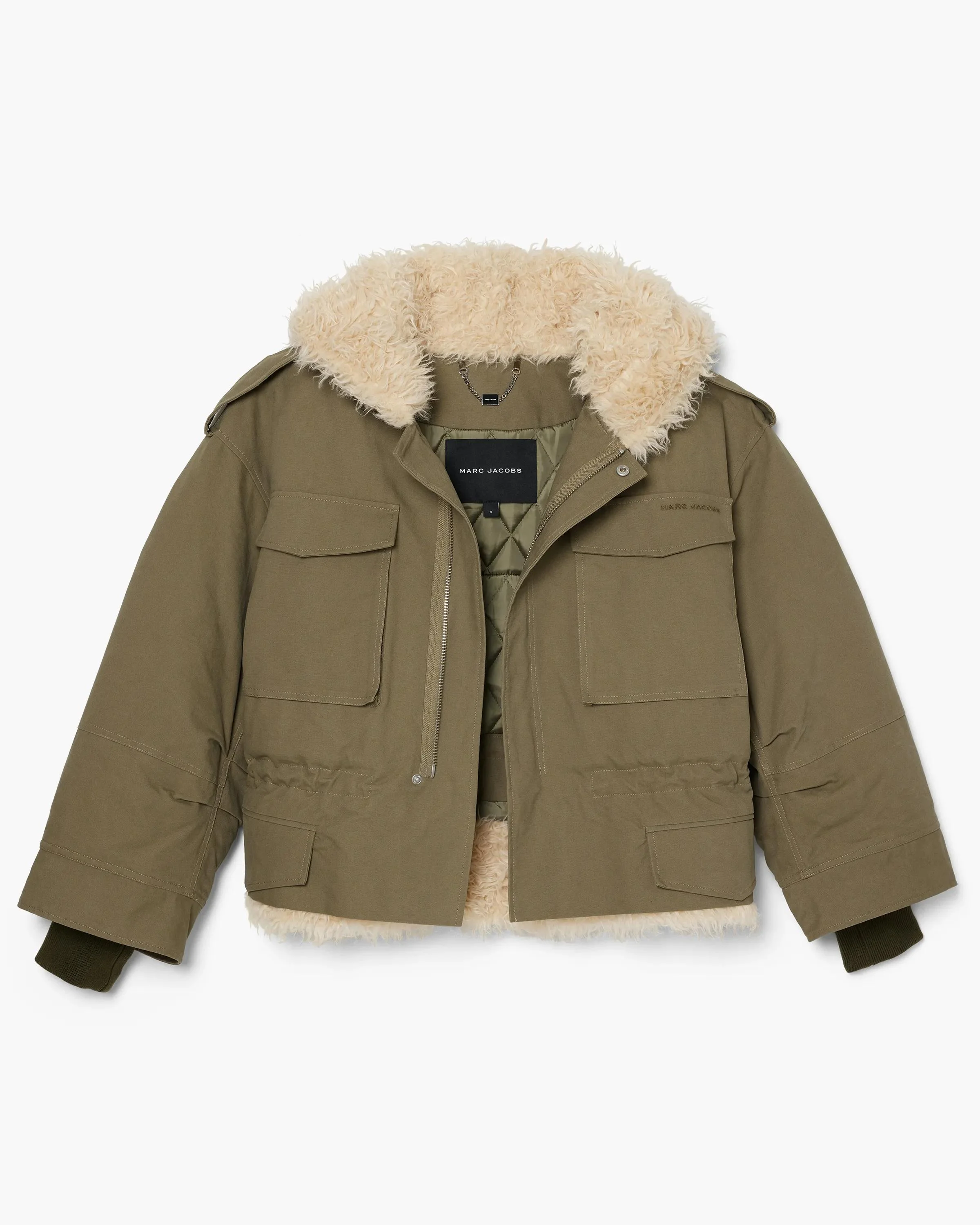 CROPPED CARGO PARKA - 1