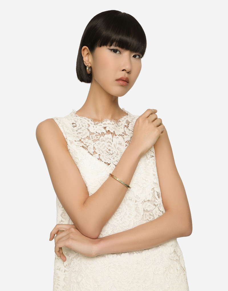 Dolce & Gabbana Tennis bracelet in yellow gold 18kt with multicolor sapphires outlook