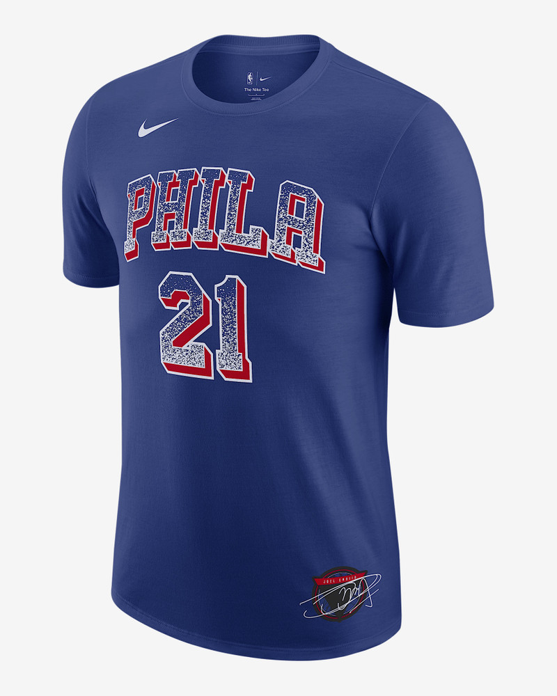 Joel Embiid Philadelphia 76ers Select Series Men's Nike NBA T-Shirt - 1