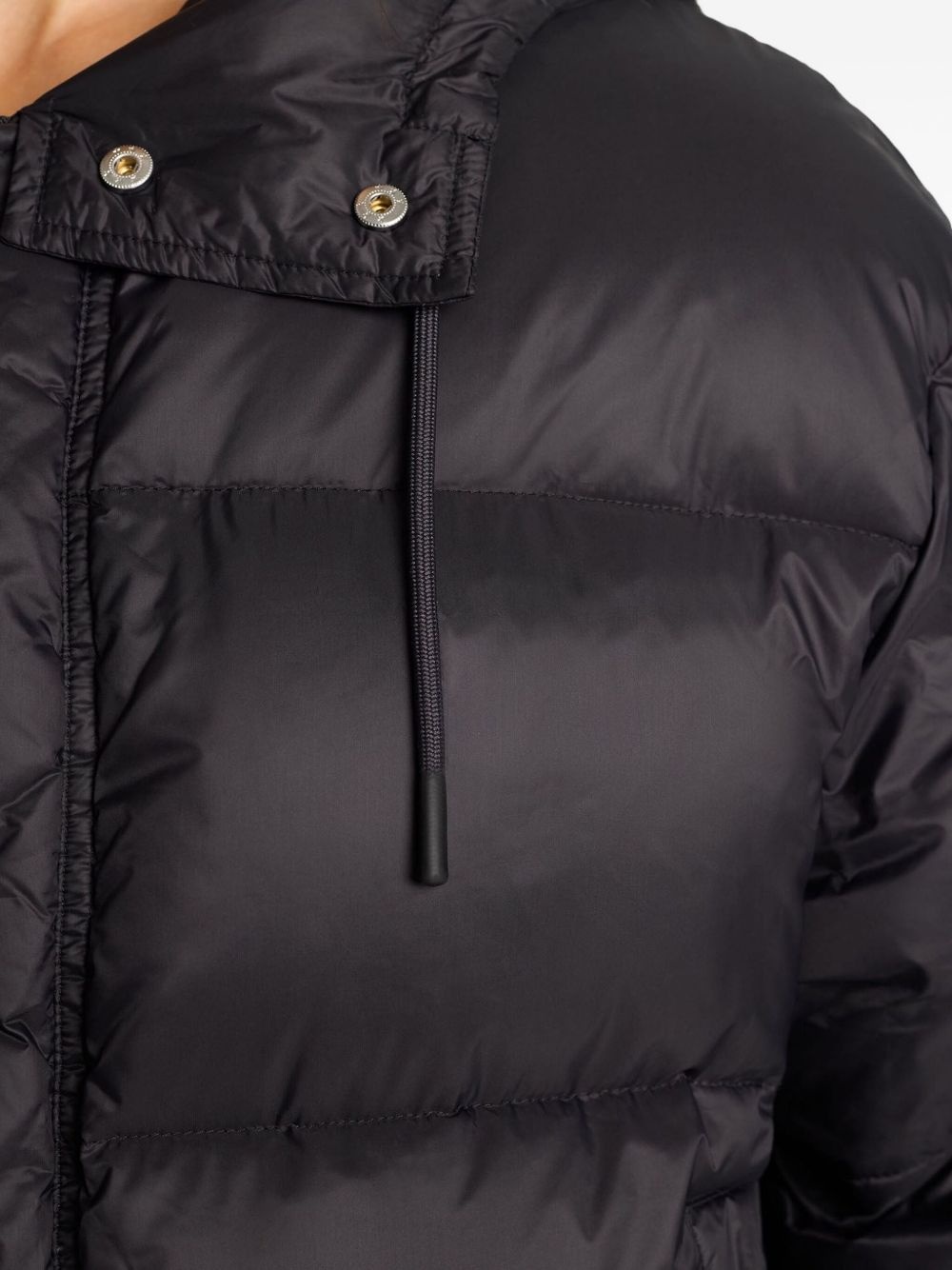 logo-patch puffer jacket - 4