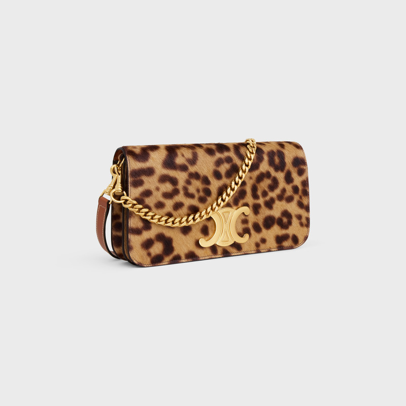 CELINE MULTIPOCHETTE in PONY CALFSKIN WITH LEOPARD PRINT outlook