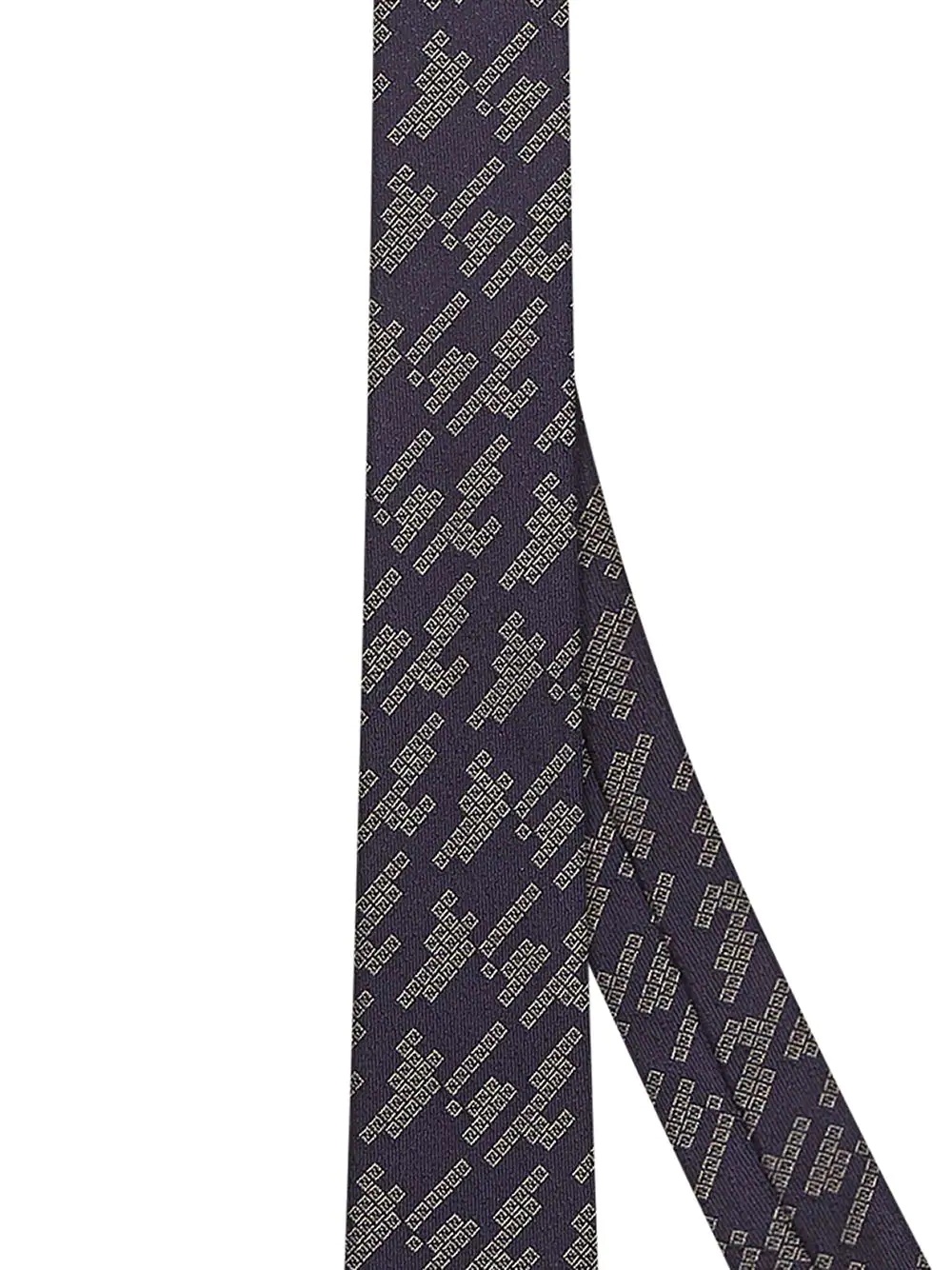 square-pattern tie - 2