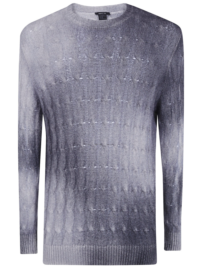 Sweater Gradient Effect "Cashmere And Silk Pullover" 1