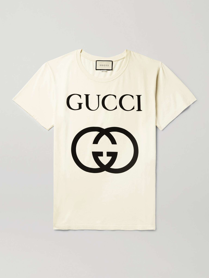 Logo-Print Cotton-Jersey T-Shirt - 1