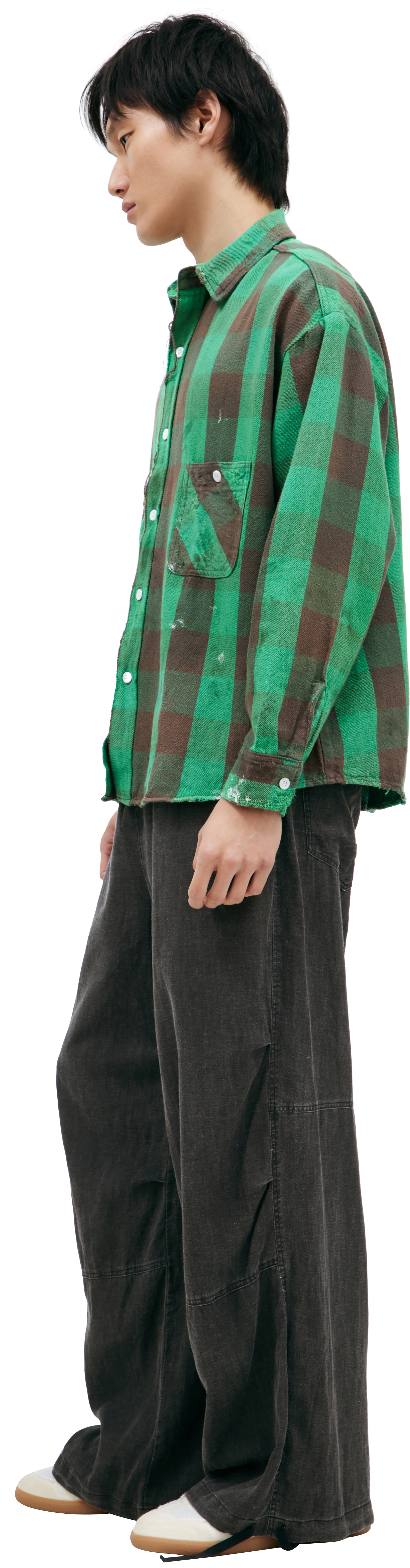 OVERSIZE PLAID SHIRT - 2