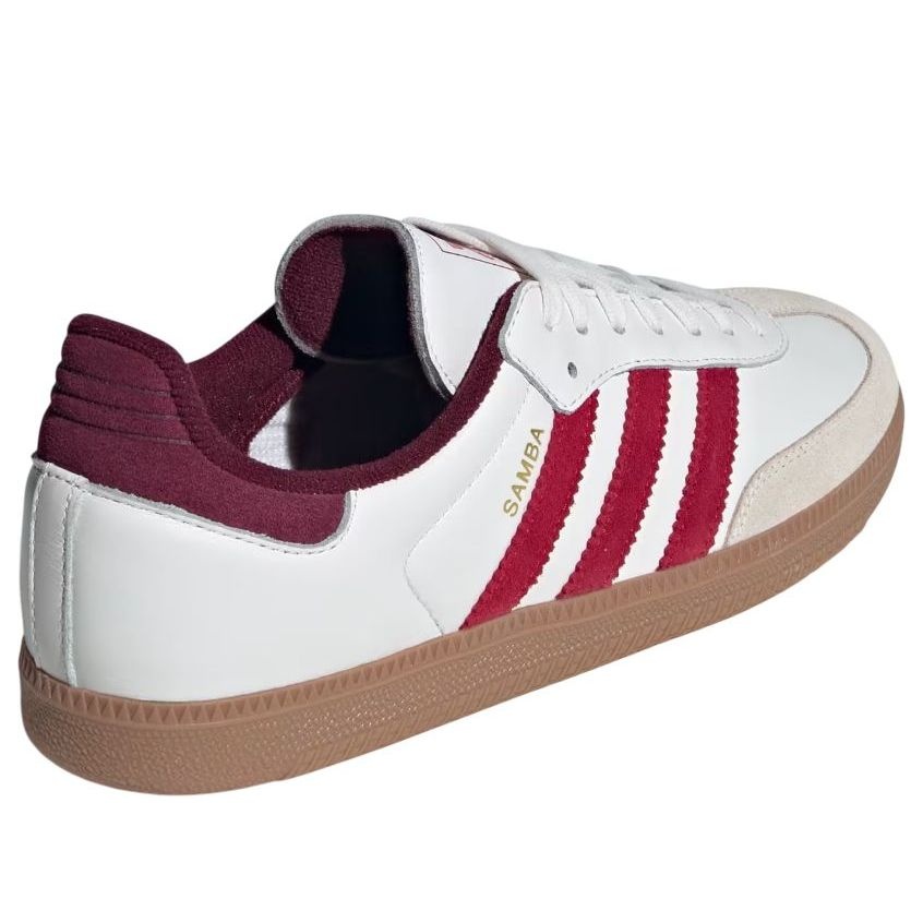 adidas Samba 'White Better Scarlet' JI3201 - 4
