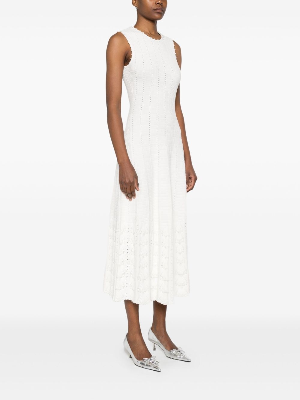 sleeveless midi dress - 3