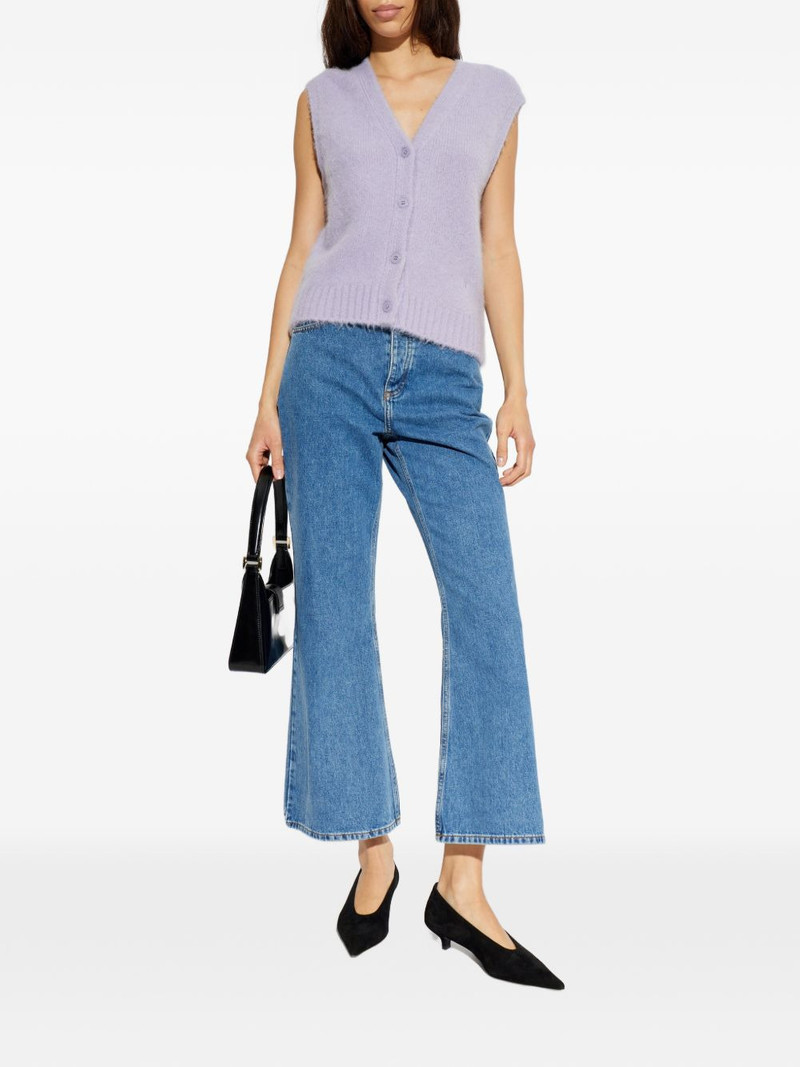 SAMSØE SAMSØE buttoned V-neck knitted vest outlook