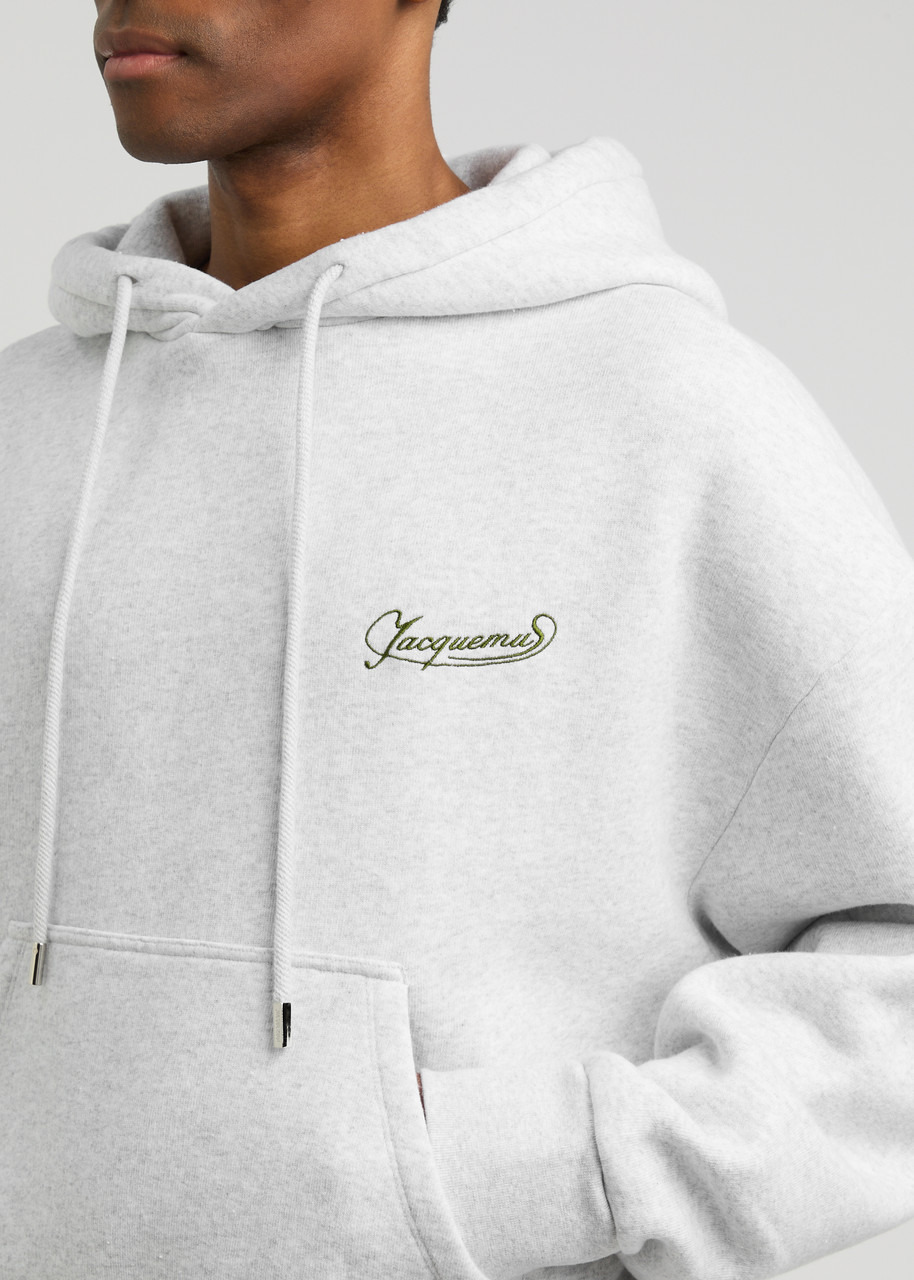 Jacquemus Le Hoodie Corto Hooded Cotton Sweatshirt - 5
